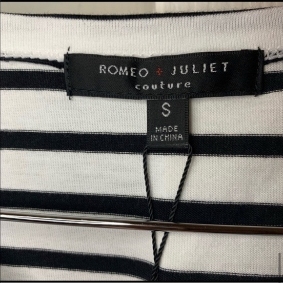 Romeo & Juliet Striped Polka Dot Dress Small - Picture 6 of 7